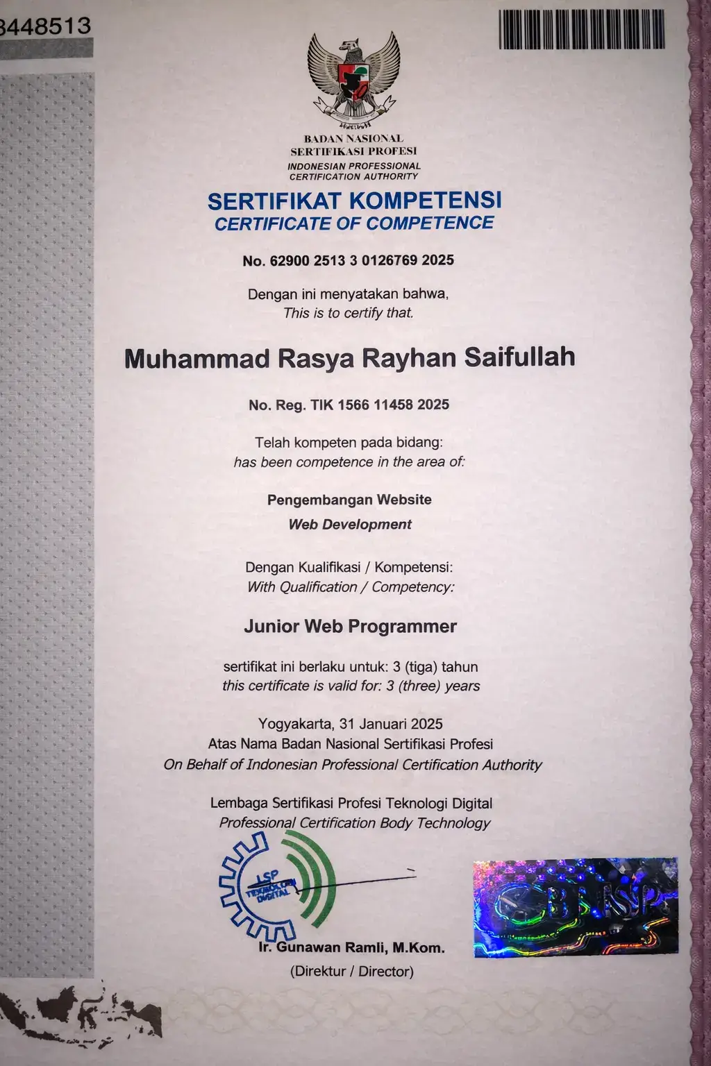 Sertifikasi BNSP