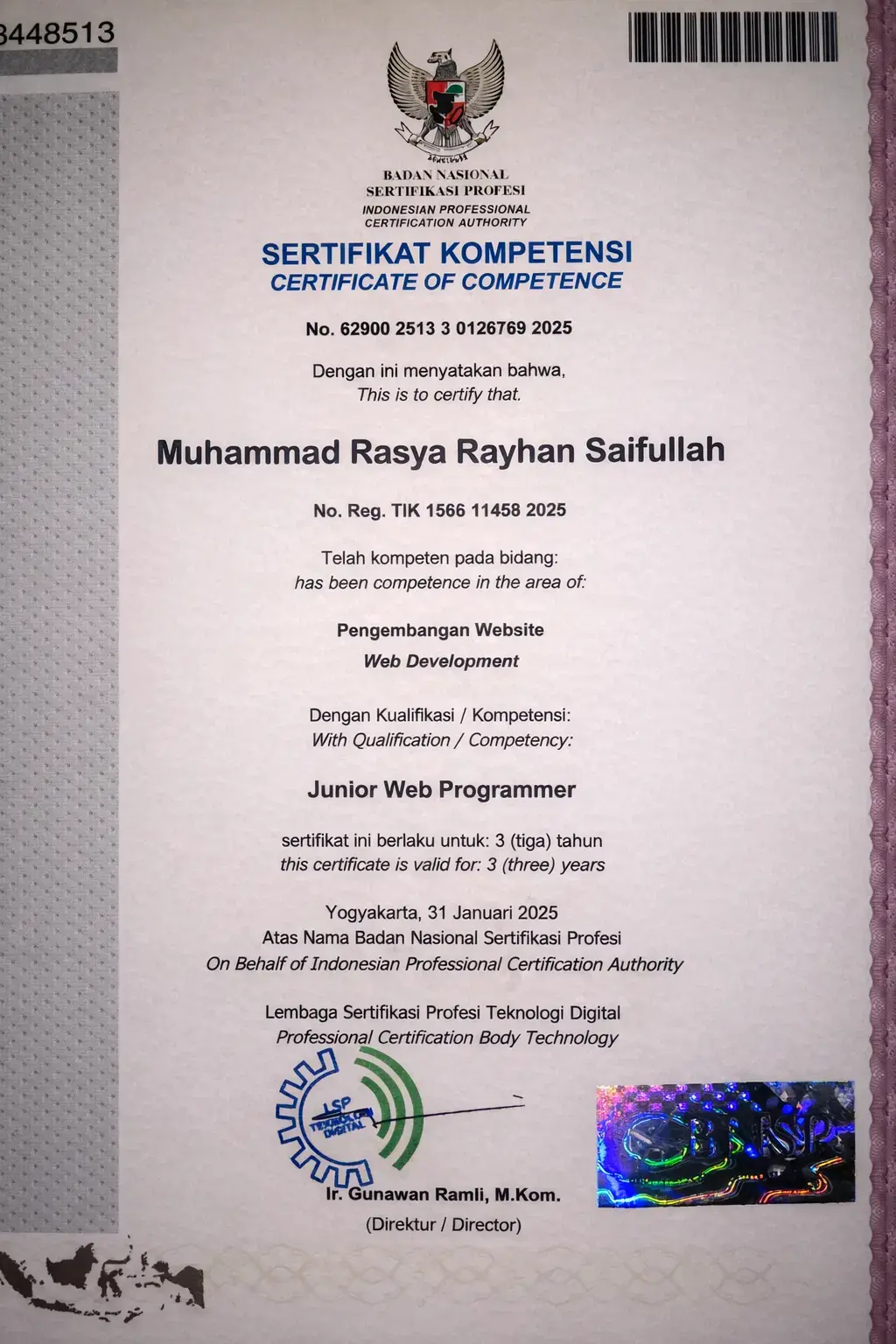 Sertifikasi BNSP